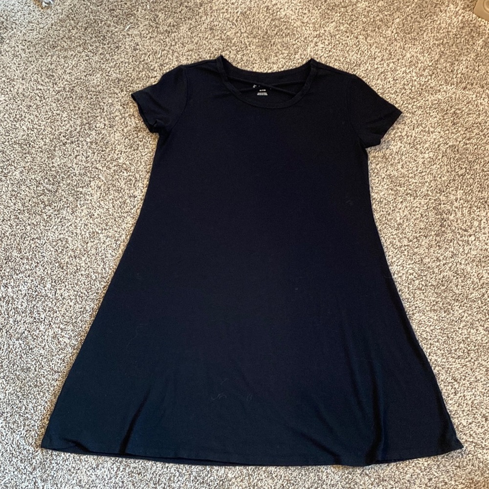 Art Class | Girls Black T-Shirt Dress Size M